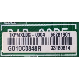 MAIN PARA SMART TV LG / NUMERO DE PARTE EBU66281901 / EAX69581701(1.1) / 33160614 / 1KPMXL0G-0004 / PANEL NC550TQG-ABKH6 / DISPLAY HV550QUB-F1D / MODELO 55UP7670PUC.AUSGLJM	